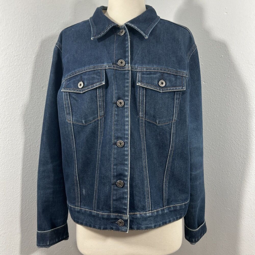 Gap‎ Jacket Womens XL Blue Classic 1969 Streetwear Denim Trucker Y2K